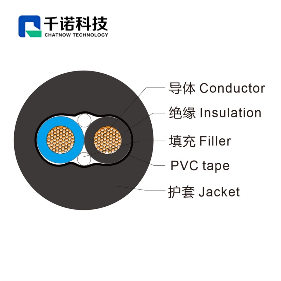 6 mm 2 südamikuga painduv kaabel